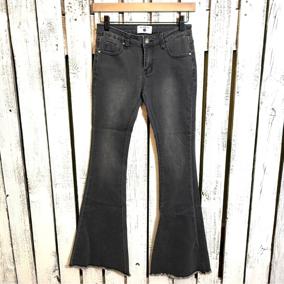 AC For AG Jeans Women 27” Black Flare Goldschmied Retro Y2K Grunge‎ Skater Vibes - Picture 1 of 9